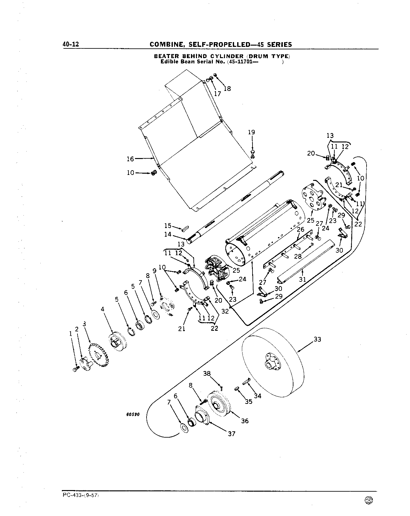 Beater Behind Cylinder (Continued)