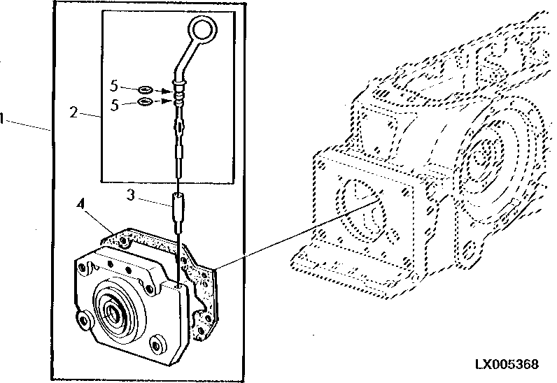 PTO BEARING QUILL CONVERSION-KIT (SYNCHRONIZED TRANSMISSION)