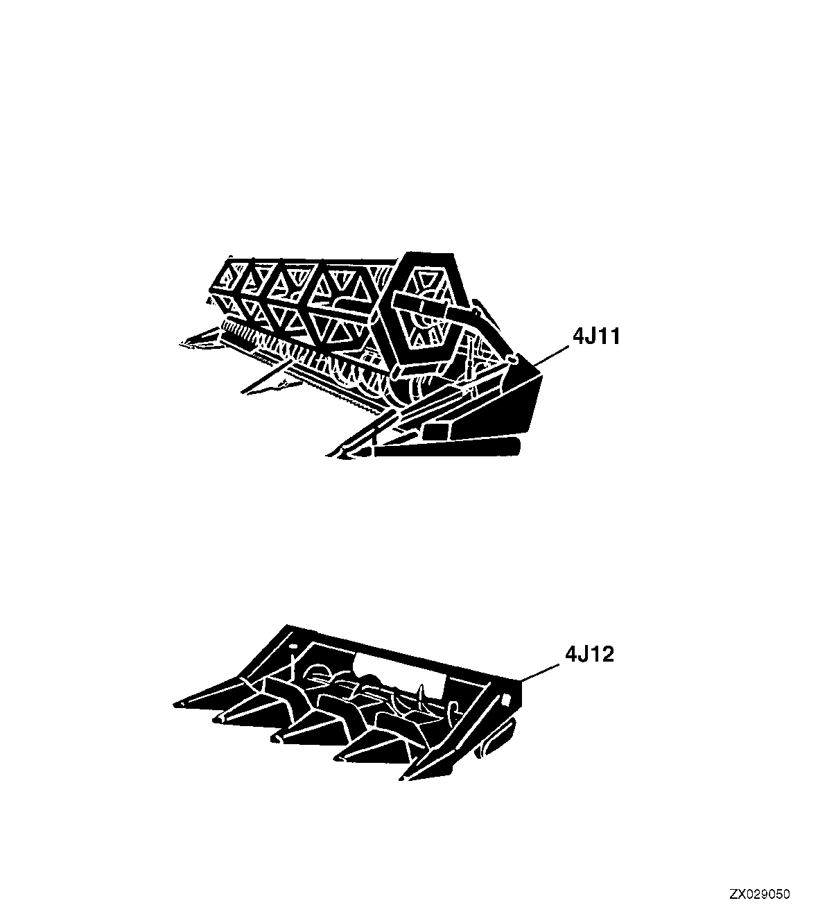 100 CUTTING PLATFORM, CORN HEAD