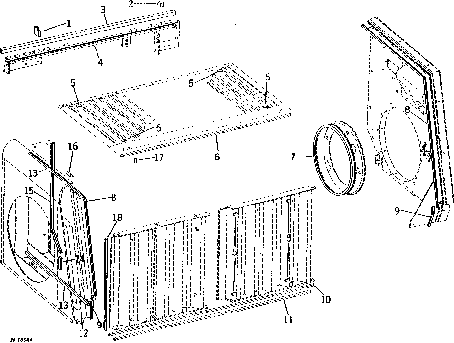 ENGINE COMPARTMENT SEALS AND RUBBER CUSHIONS ( - 100000)