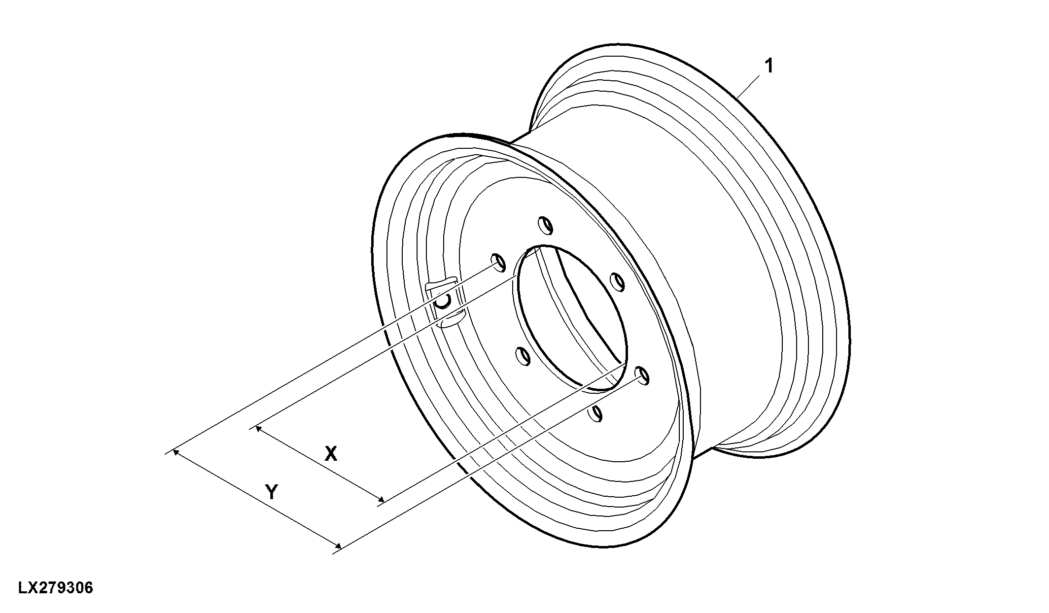 Front Wheels, Welded, W8X16