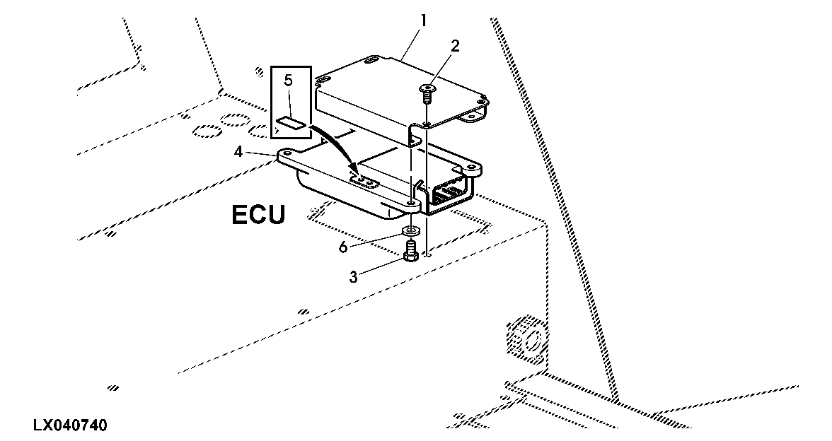 ENGINE CONTROL UNIT WITH OPEN OPERATOR'S STATION (ECU, LEVEL 12)