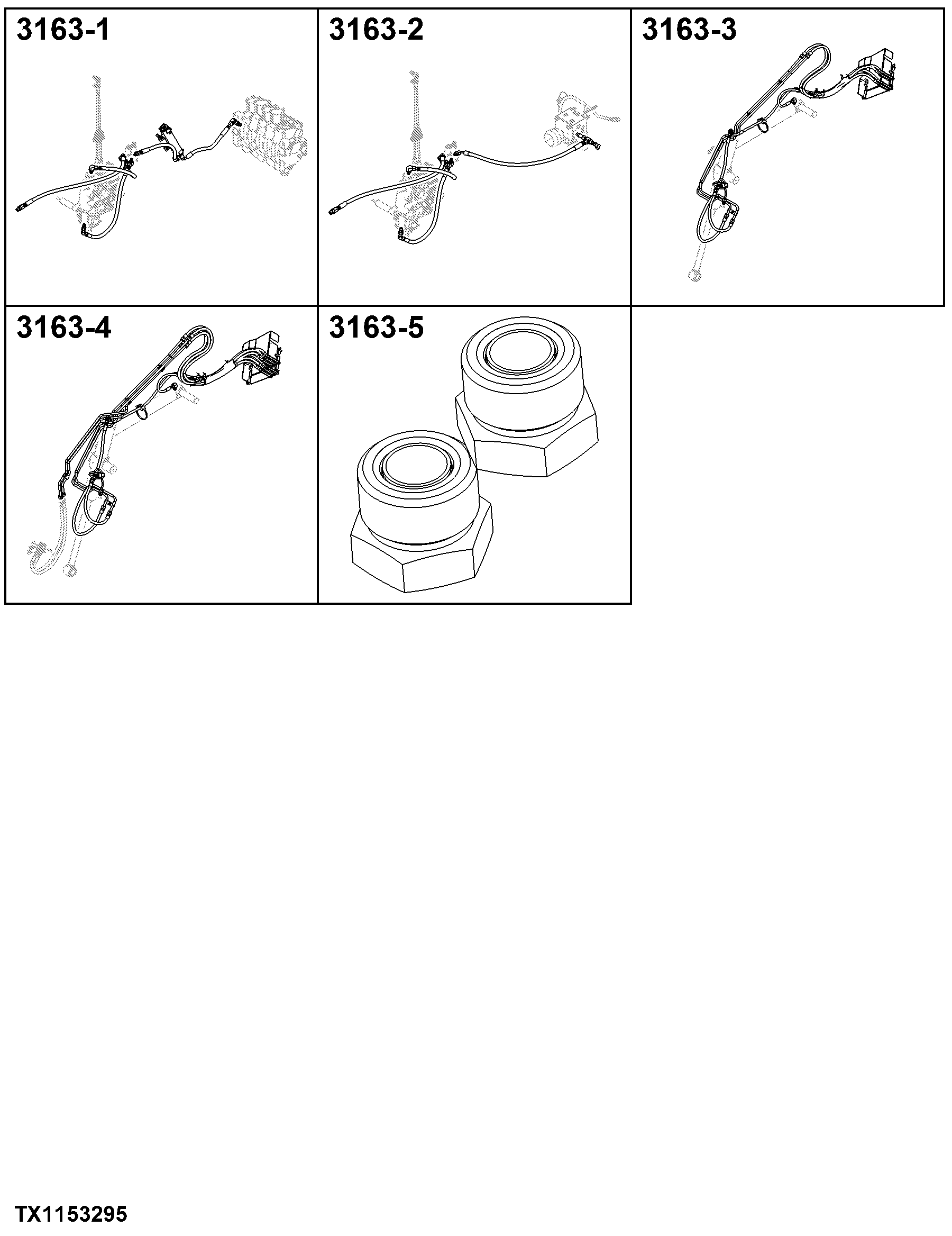 3163 Lines, Hoses & Fittings