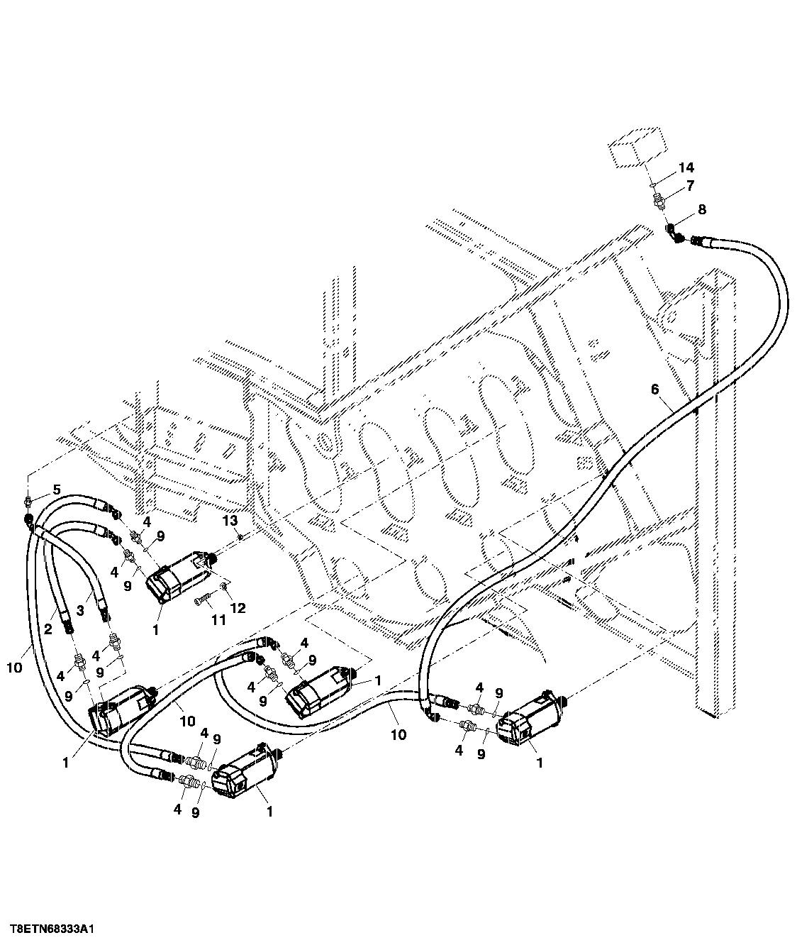 LINES GP, FEED ROLLER, LEFT (B1,B3,B5,T2,T4)