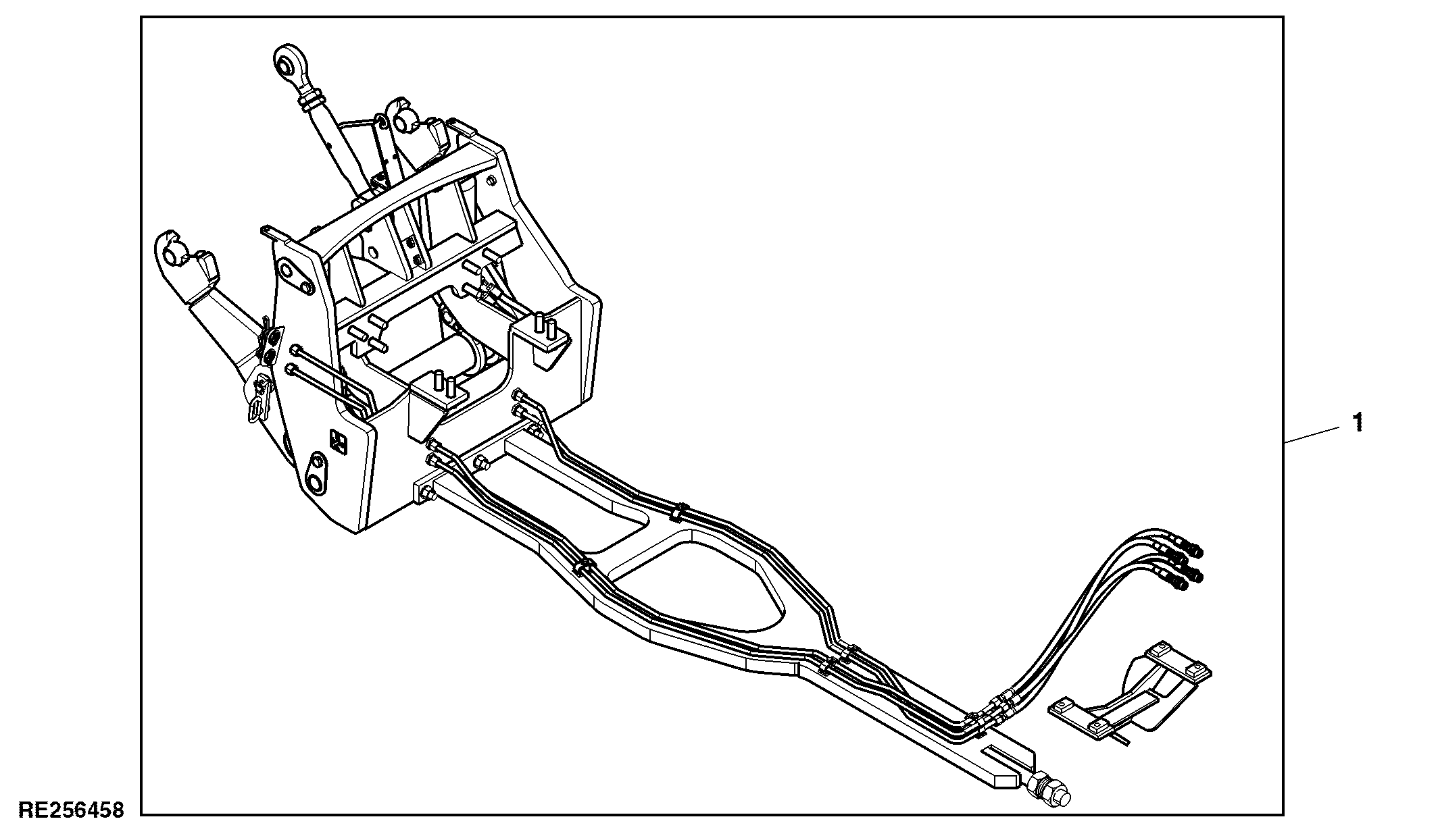 Front Hitch, Heavy Duty, Attachment