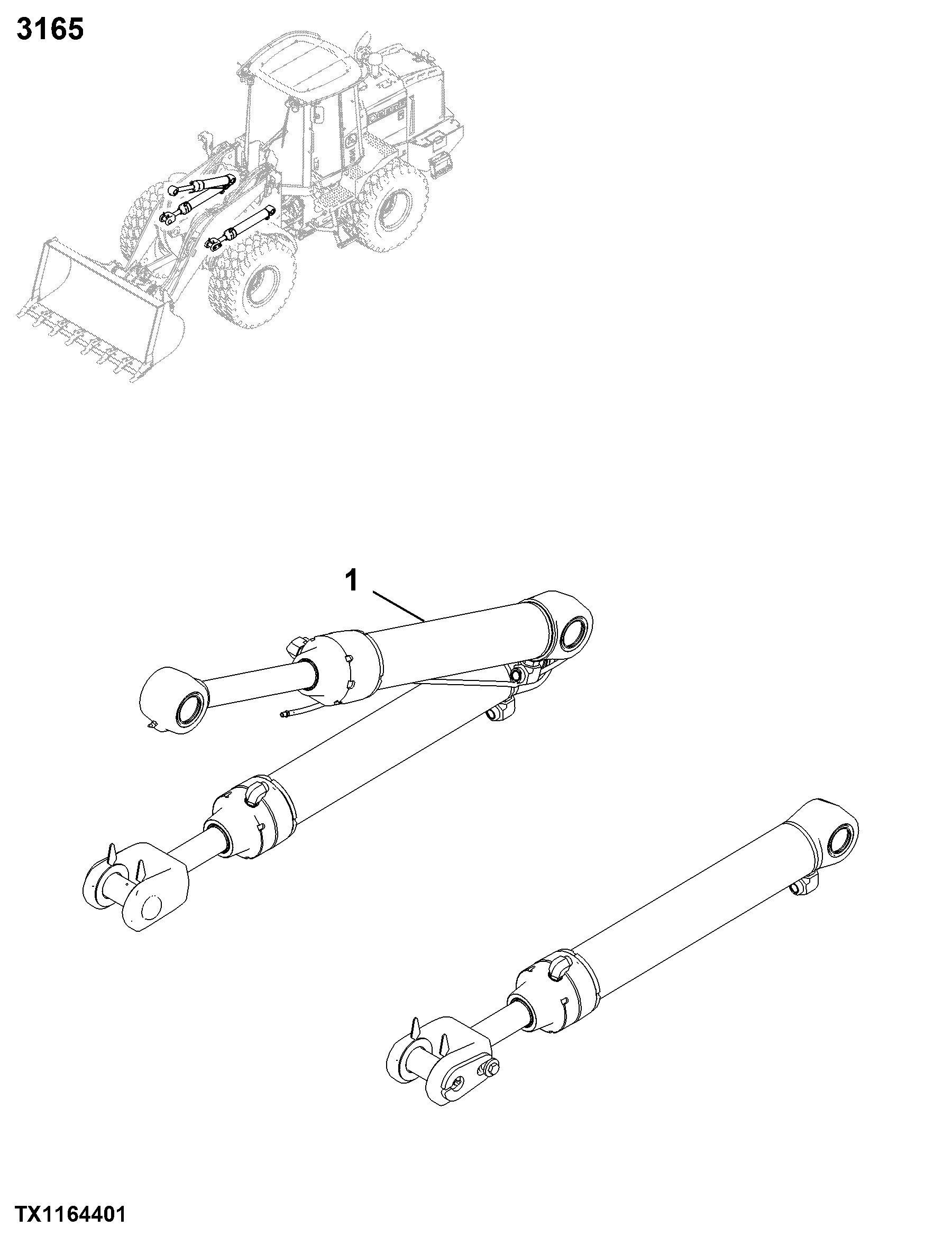 3165 Hydraulic Cylinders