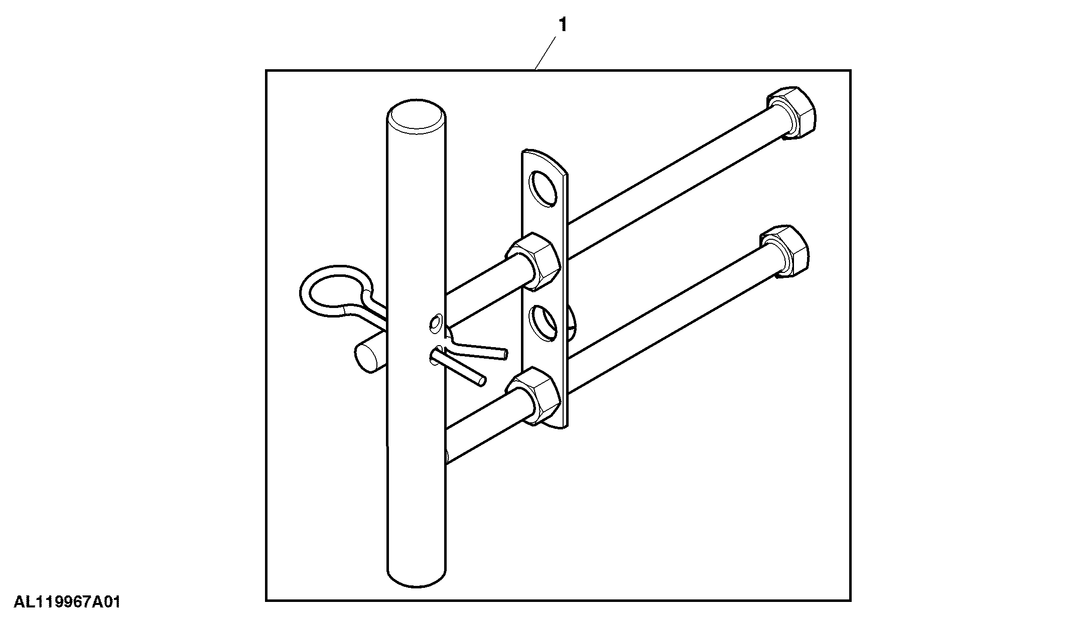 Attachment, Front Weights Mounting Parts