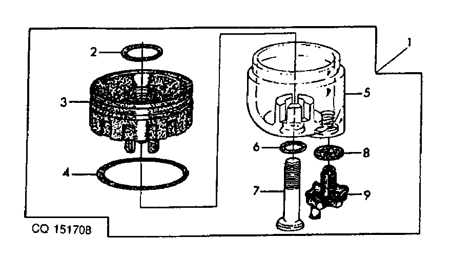 FILTRO DE COMBUSTIBLE - VASO DE DECANTACION