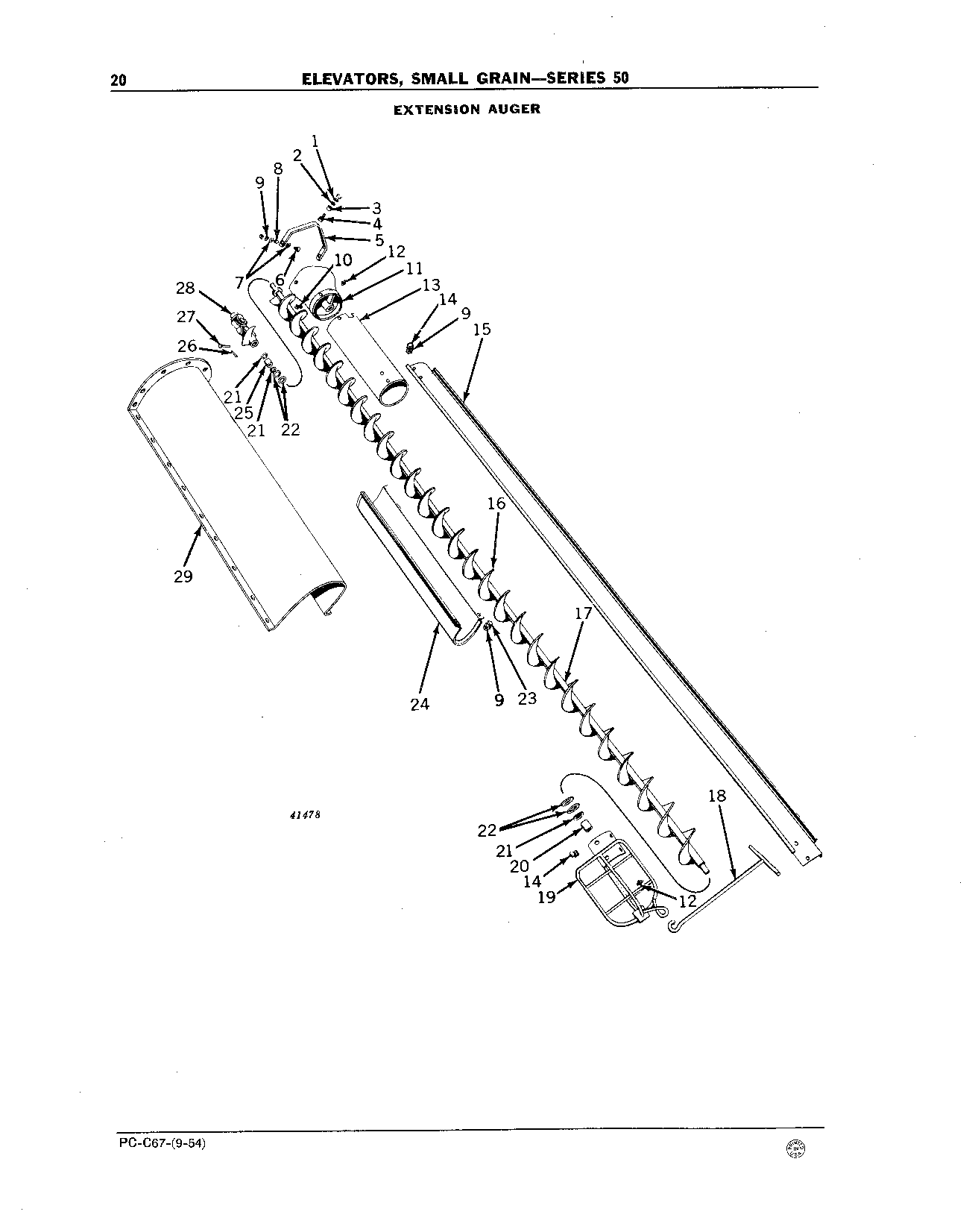 Elevators, Small Grain - Series 50 Extension Auger