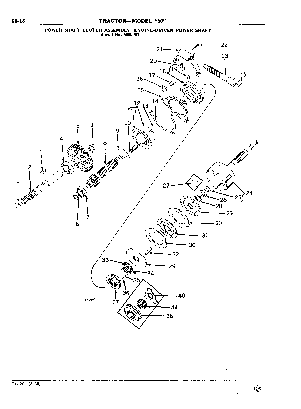 Section 60 - Power Shaft and Power Shaft (Continued)