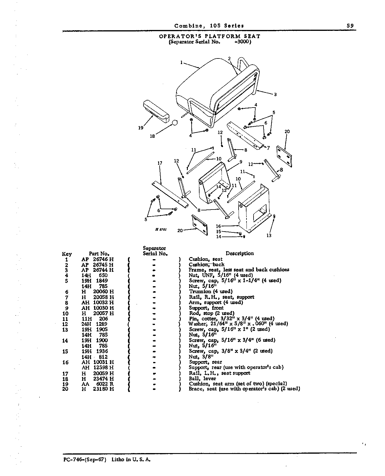 Operator's Platform, Ladder, and Controls (Continued)