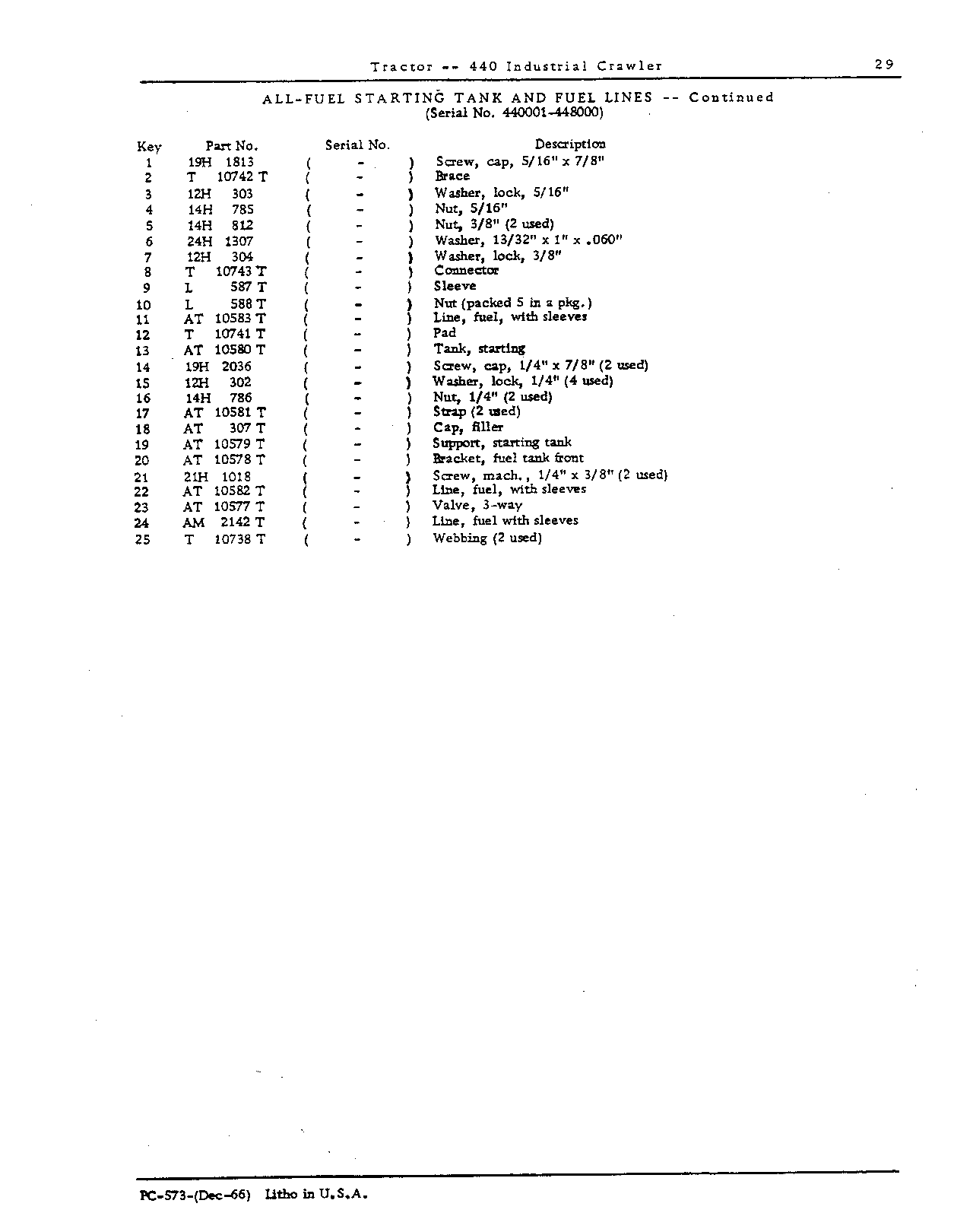 Engine Accessories (Continued)