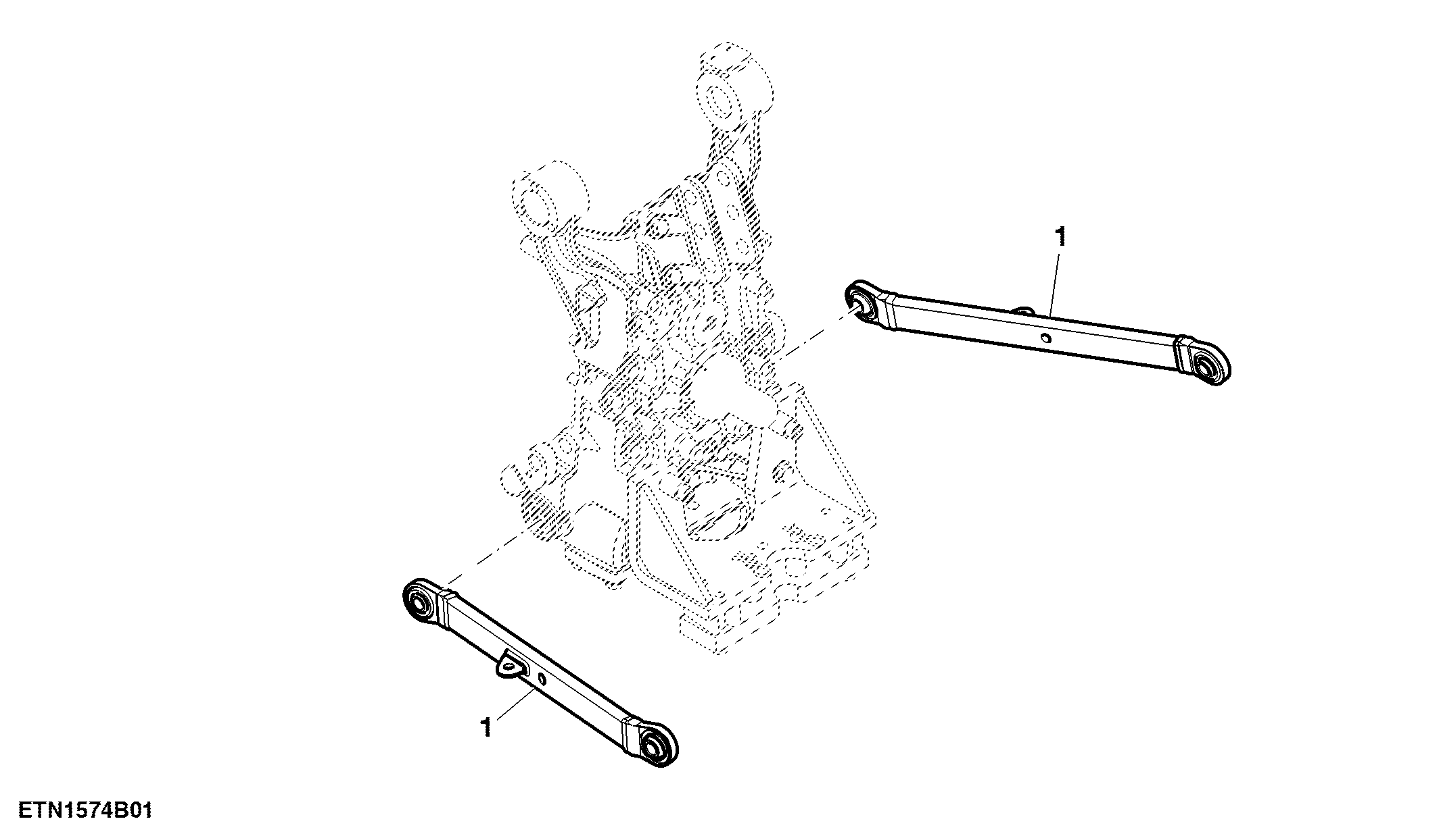 Draft Link, Heavy Duty, Fixed