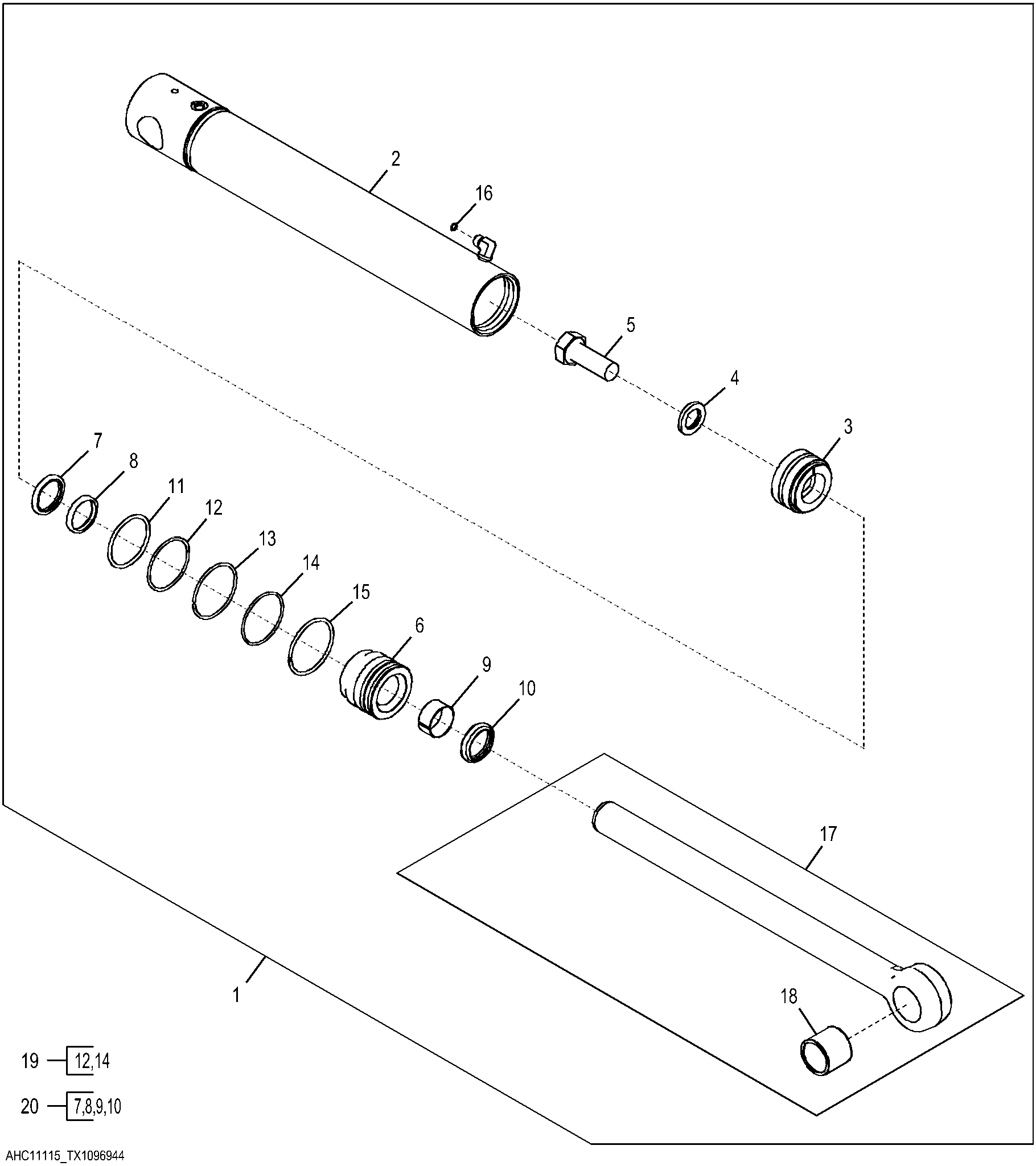 Stabilizer Cylinder (Standard Stabilizer) (208446 - )
