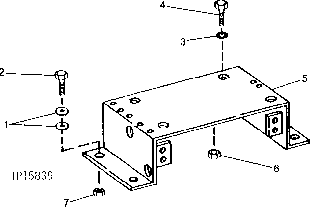 SUSPENSION SEAT MOUNTING BRACKET ( - 520351)