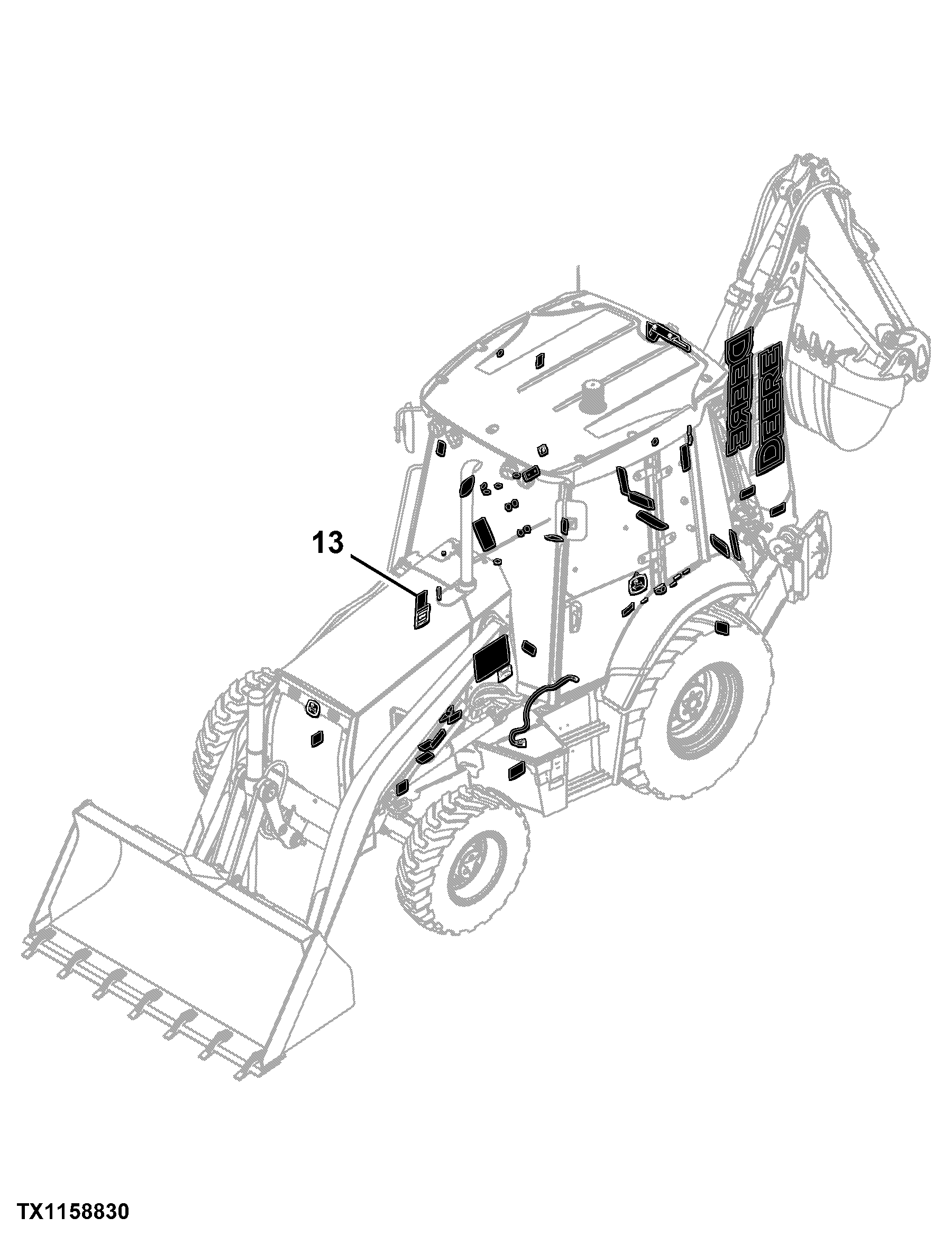 310K Backhoe Loader (Engine 4045TT096, 4045TBZ01)(PIN: 1BZ310KX_ _C000001- )