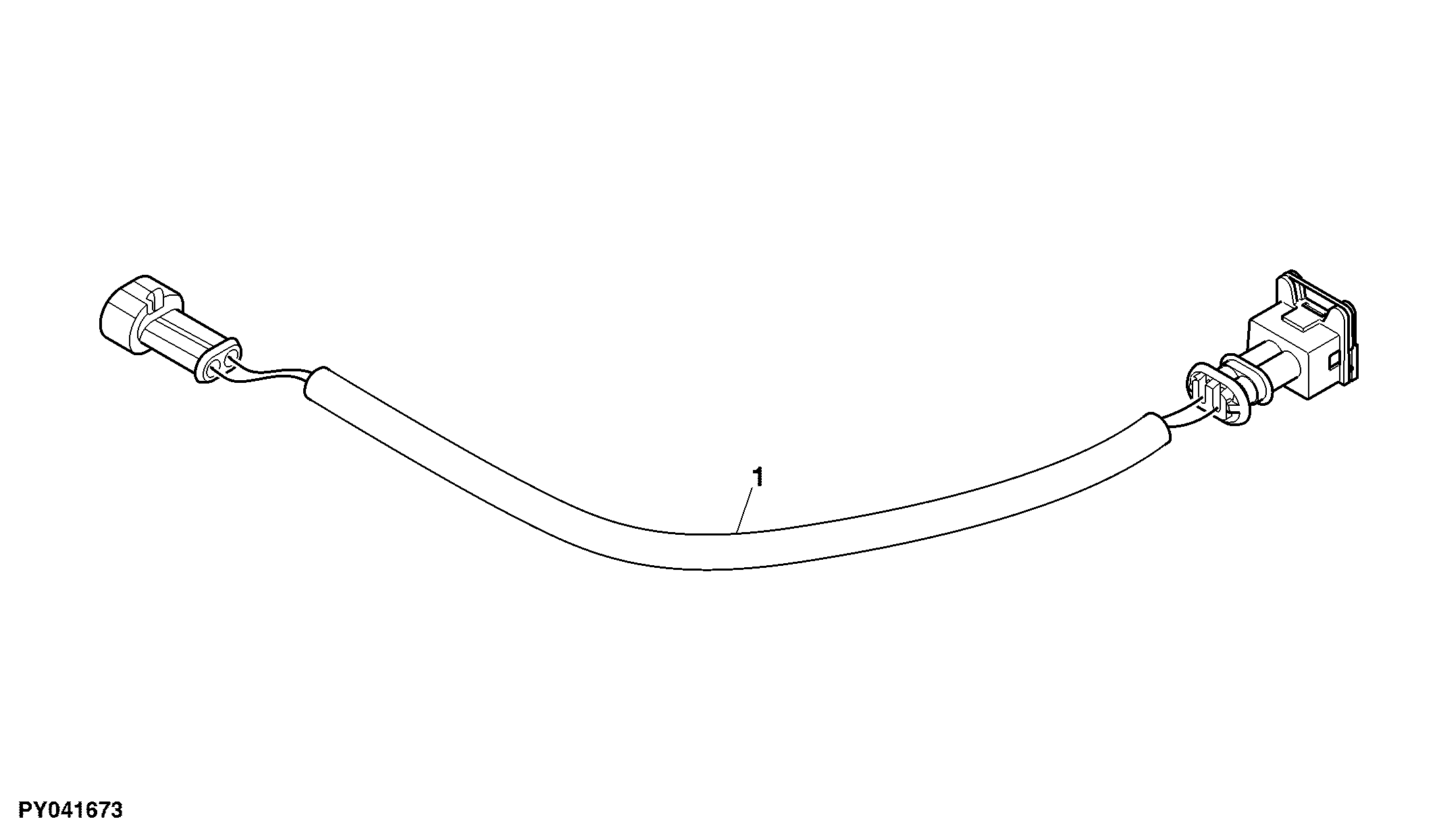 Wiring Harness, Front PTO / EH Valve