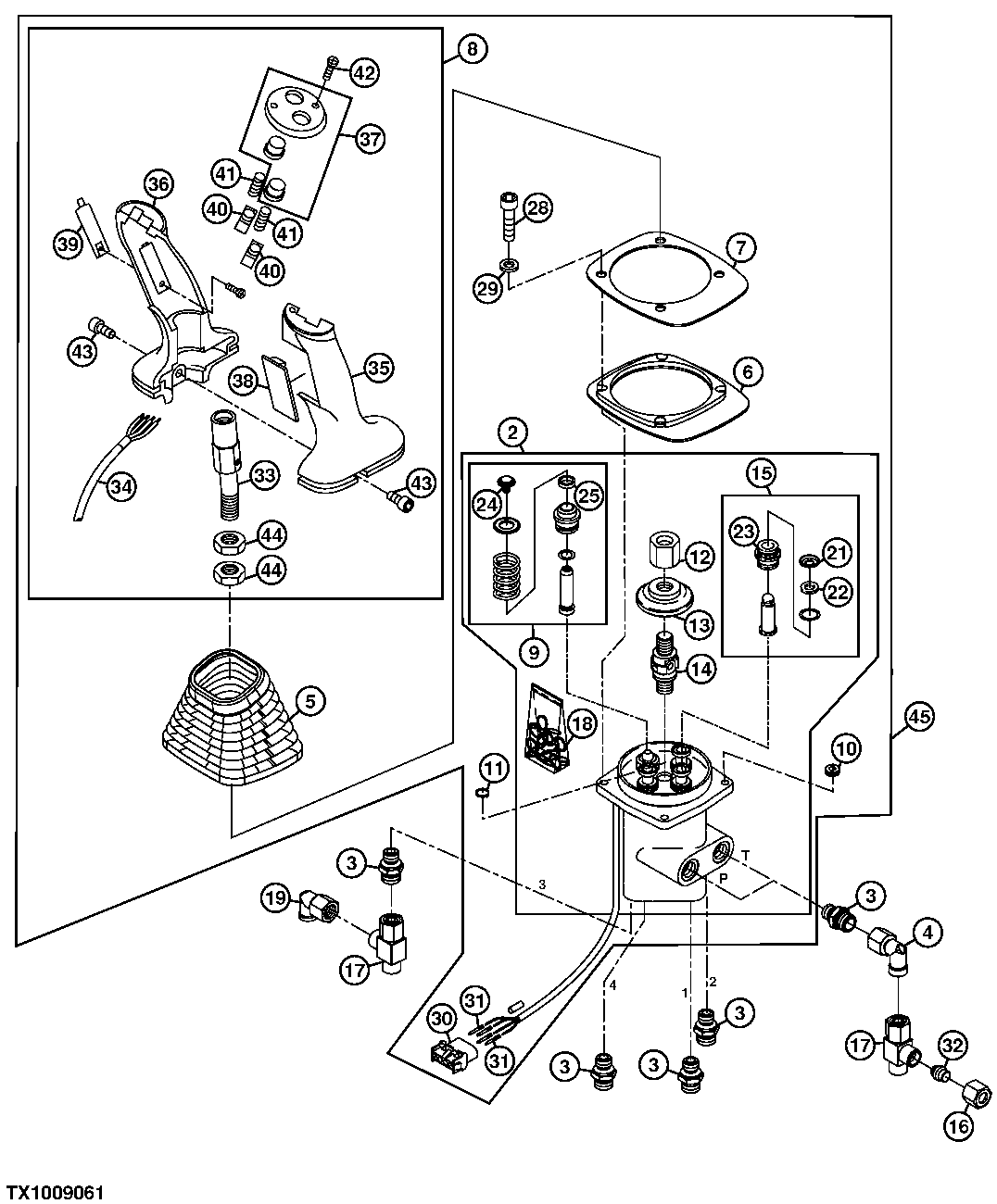 PILOT CONTROLLER AND FITTINGS (S.N. 007282-)