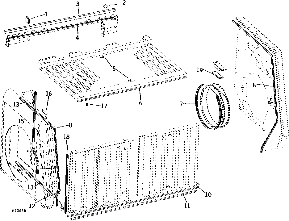 ENGINE COMPARTMENT SEALS AND RUBBER CUSHIONS ( - 8000)