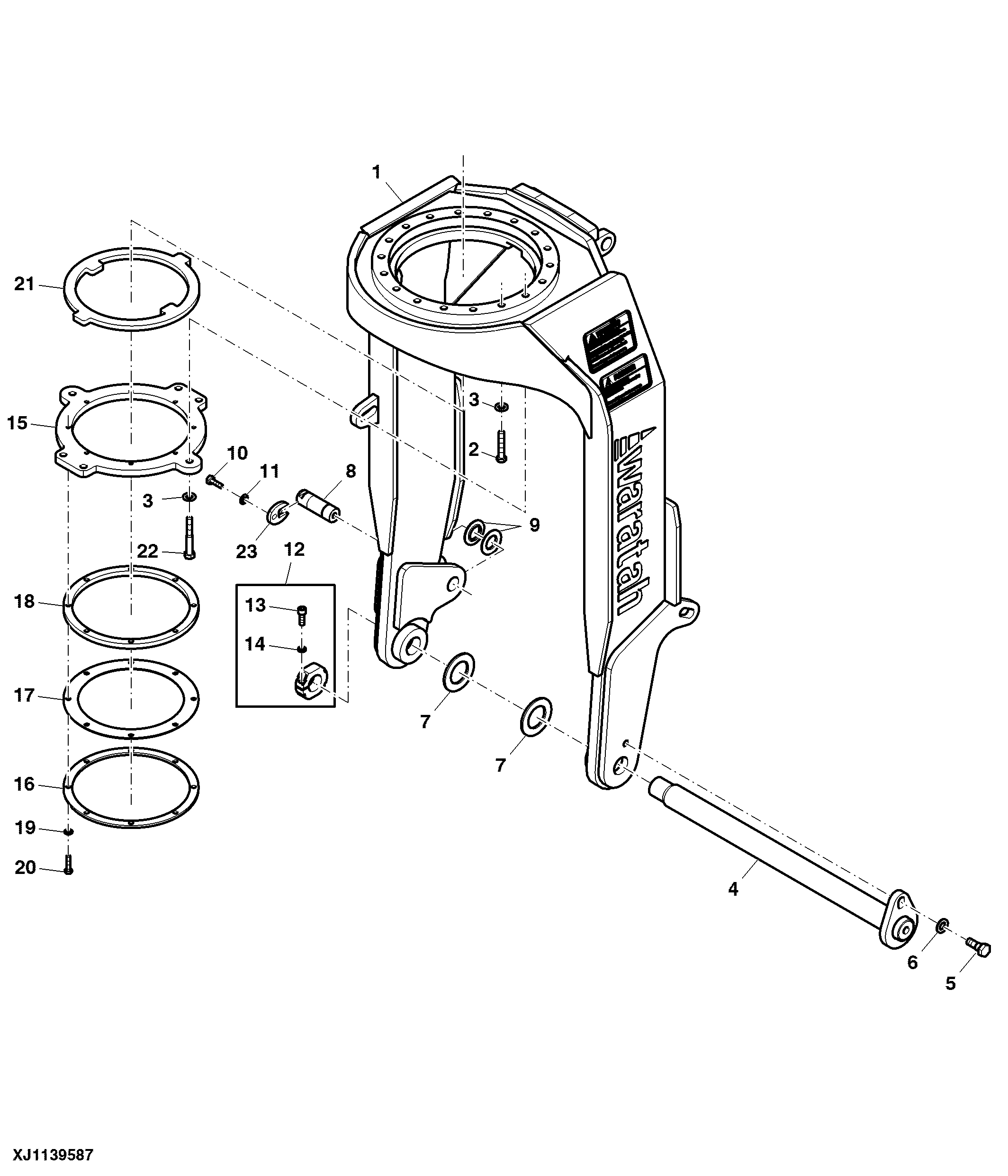 Tilt Frame (Continuous Rotation and Through-hosing)