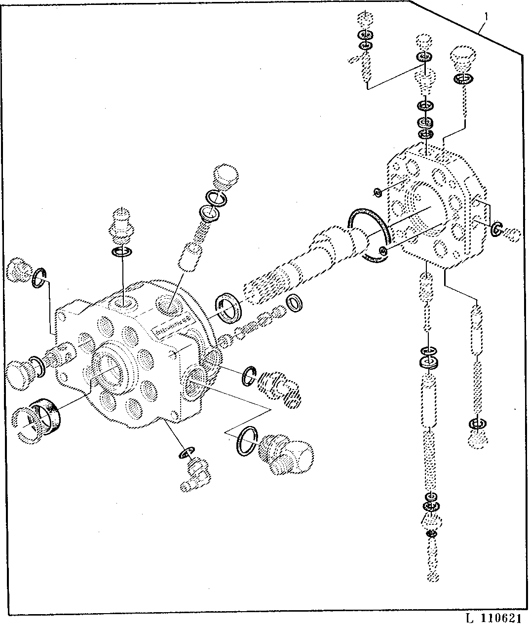 HYDRAULIC PUMP KIT MODEL NO. EA1 40CM3 (2.4IN3)