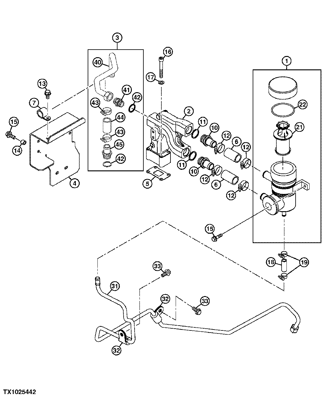 Engine Crankcase Breather And Lines (E.S.N. -2006044478)