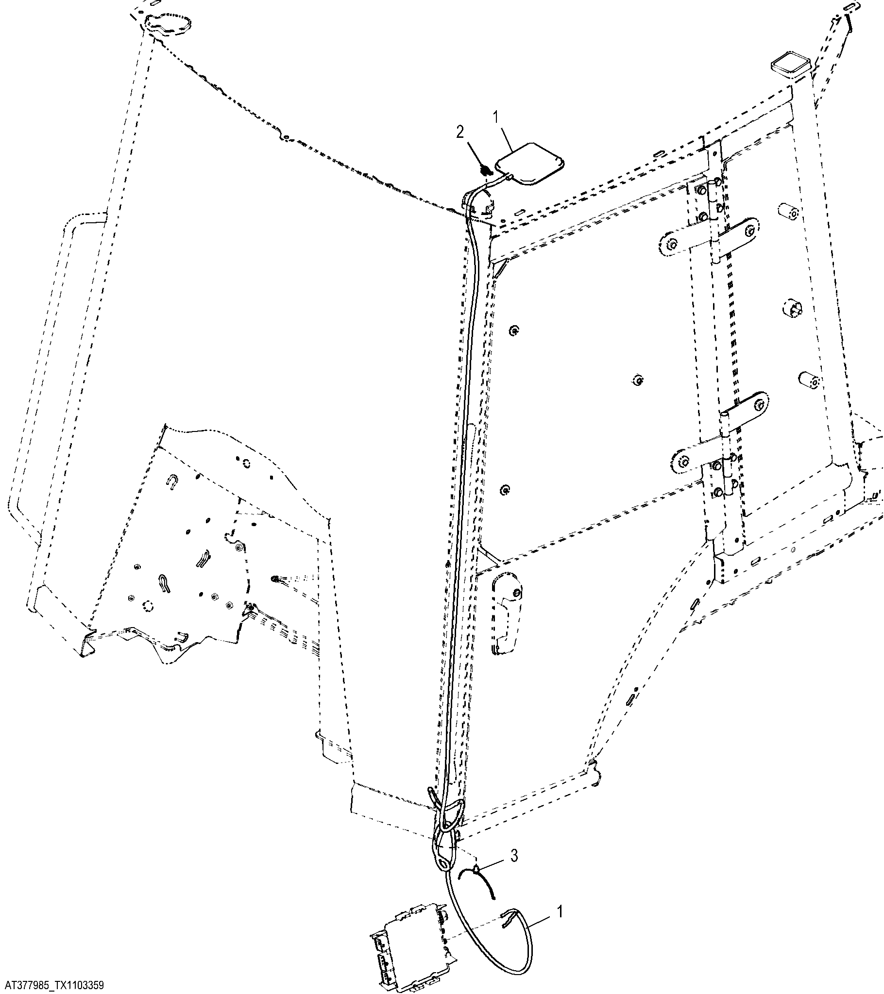 JDLink™ Modular Telematics Gateway (MTG) Antenna