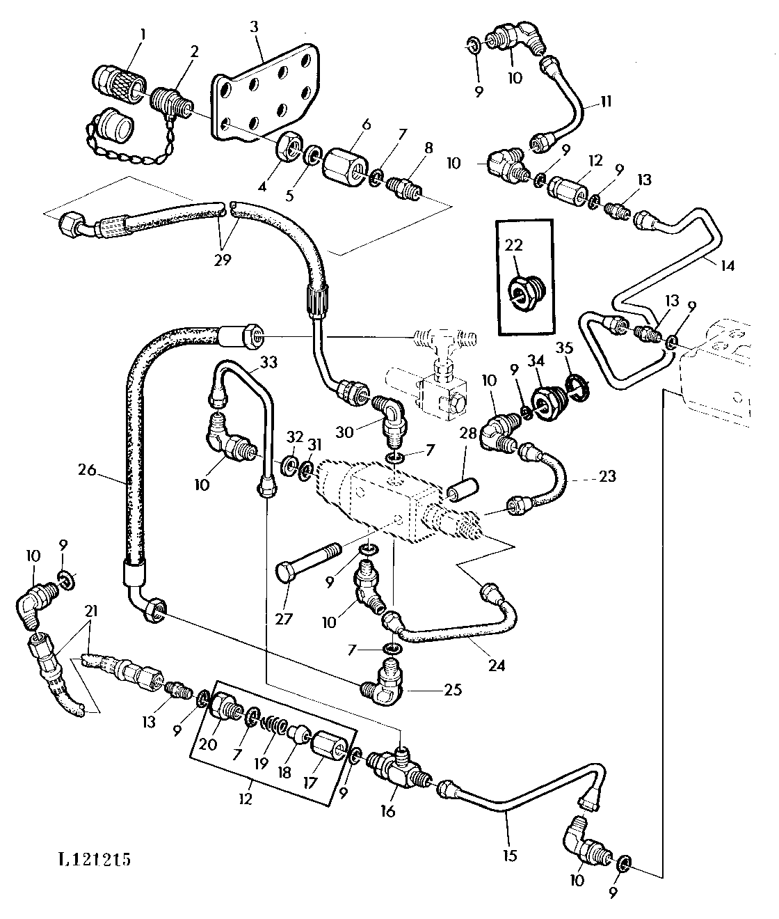 HYDR. TRAILER BRAKE WITH HYDROST. STEERING (OLD TYPE)