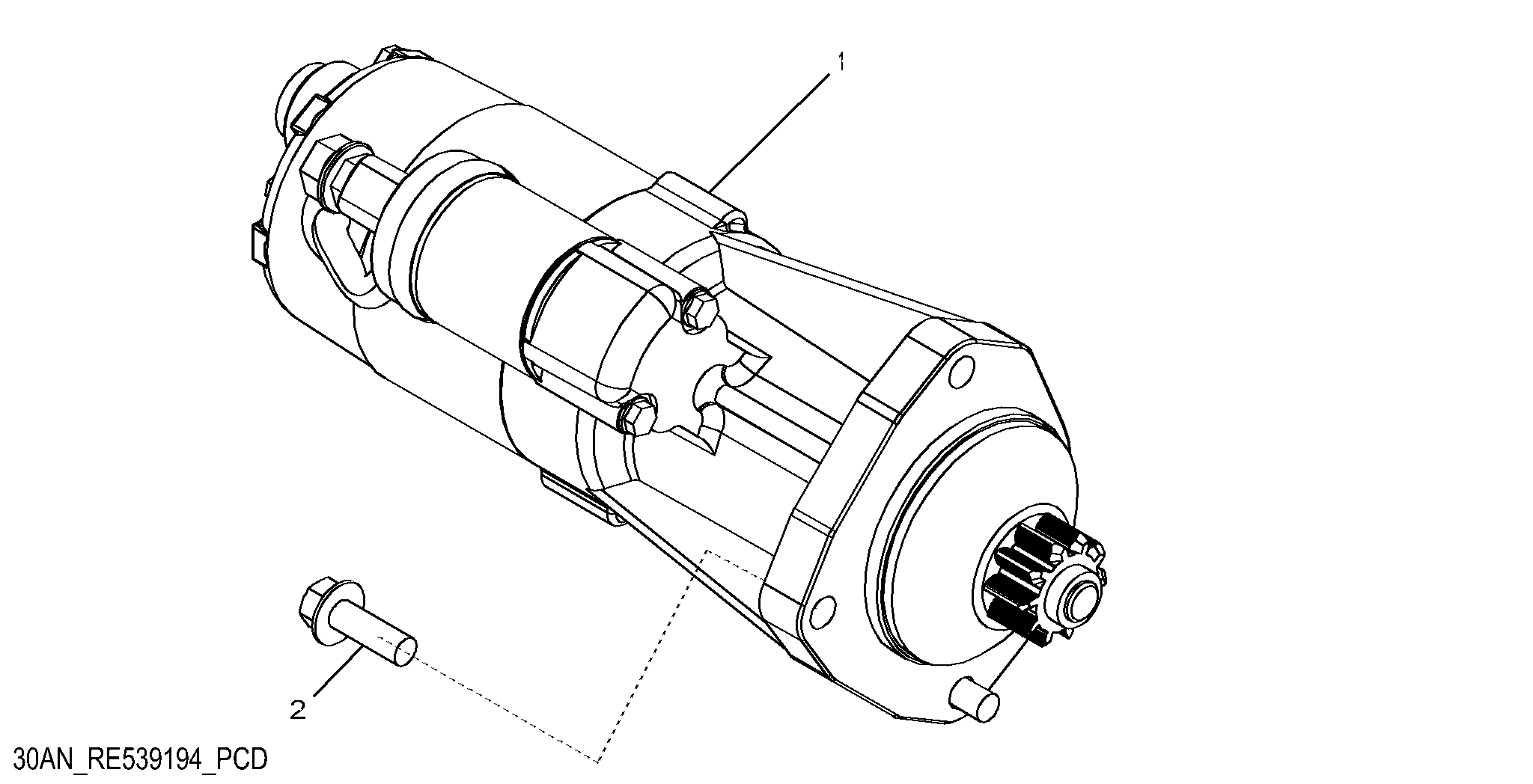 30AN Starter Motor ( - 680225)
