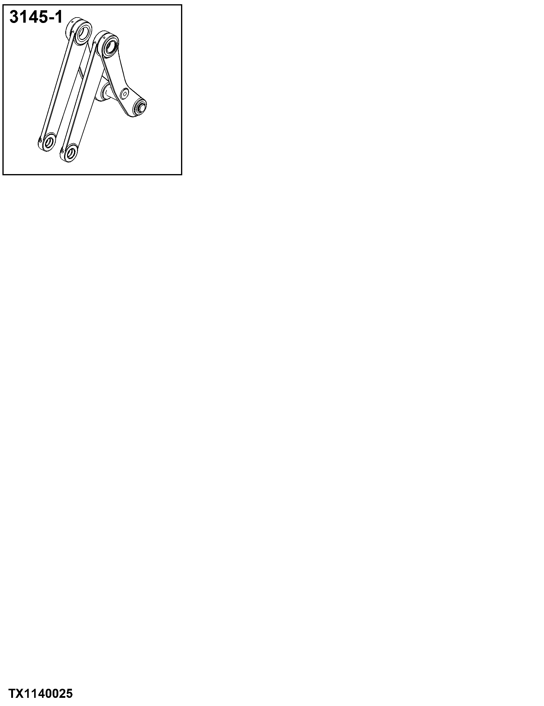 3145 Bucket Loader Linkage