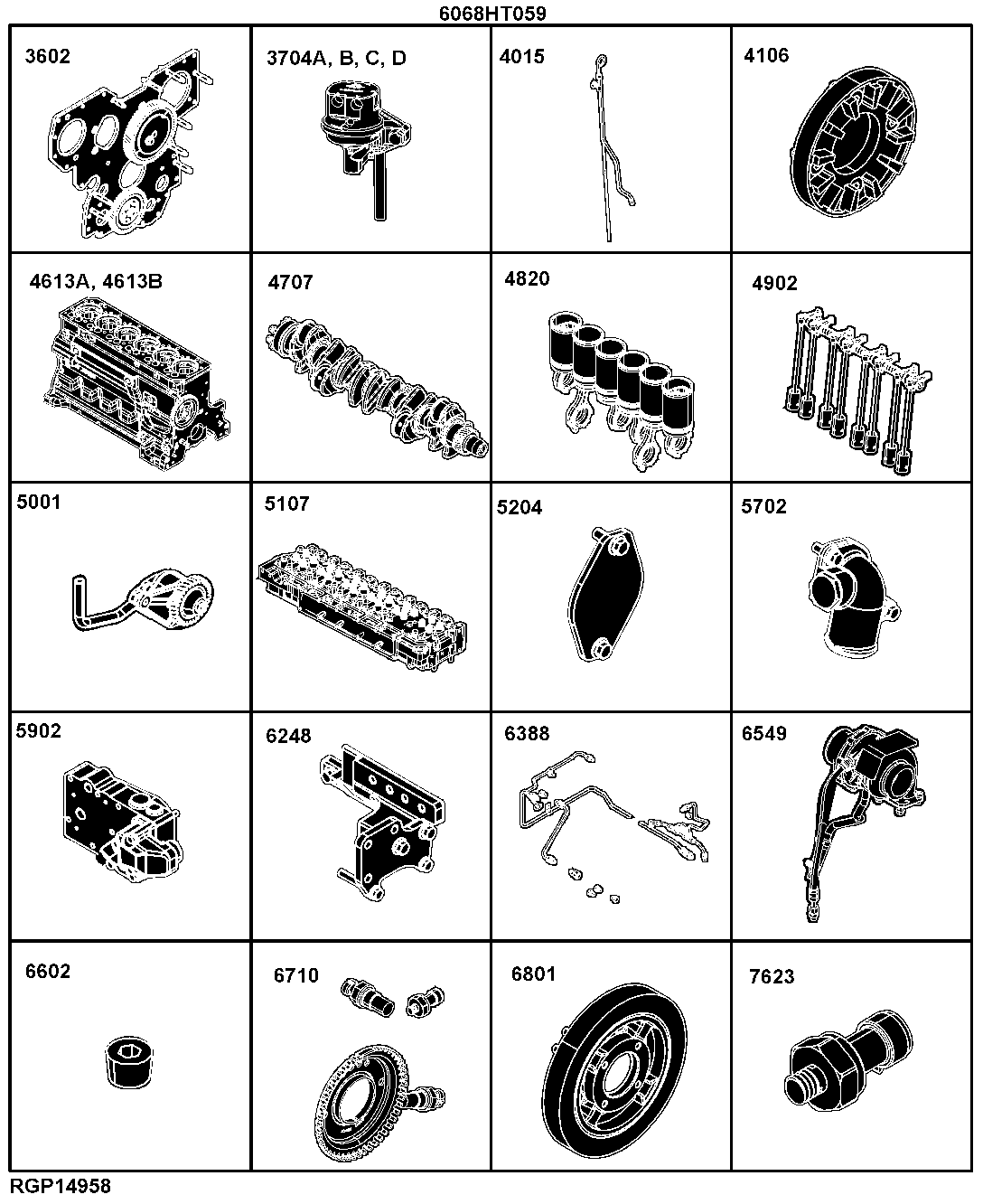 04B Engine 6068HT059-RE519692