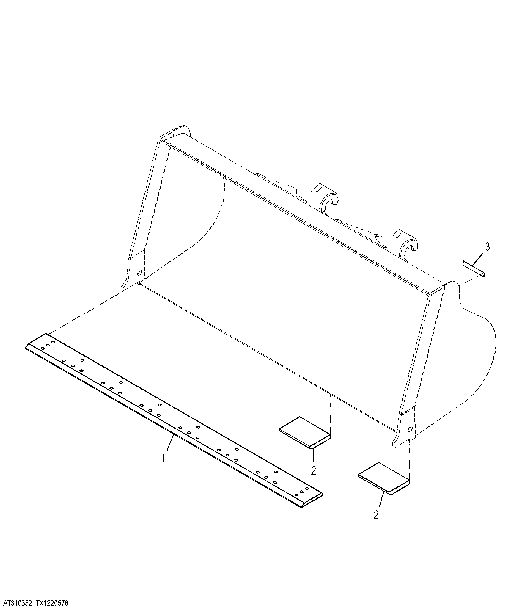 Standard Coupler Bucket (3.0 yd³)