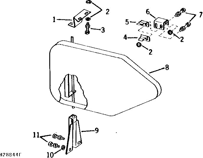 PRIMARY COUNTERSHAFT AND HEADER DRIVES SHIELD