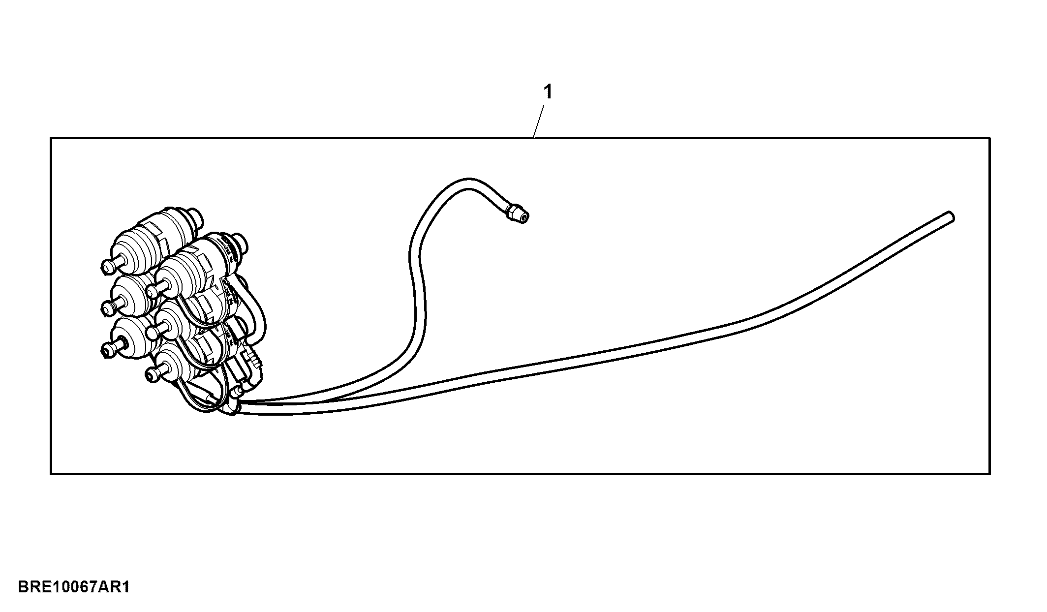 Attachment, Quick Coupler, 6 Coupler, Mid-stack