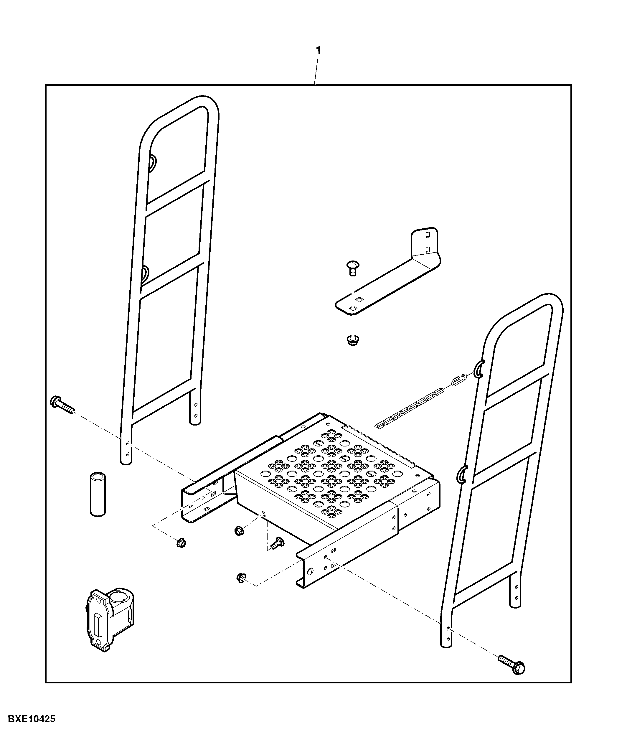 Attachment, Access Ladder Extension for Dual Wheels