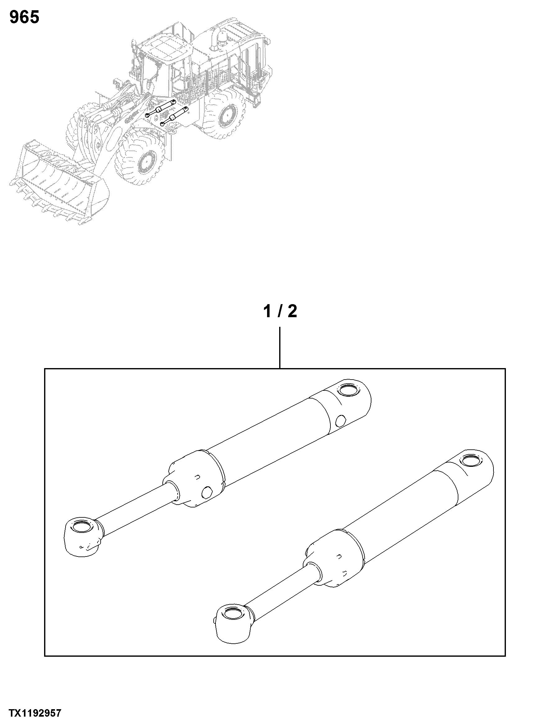0965 Steering Cylinders