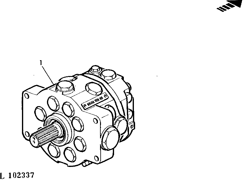HYDRAULIC PUMP 40 CM3 (2.4 IN3)
