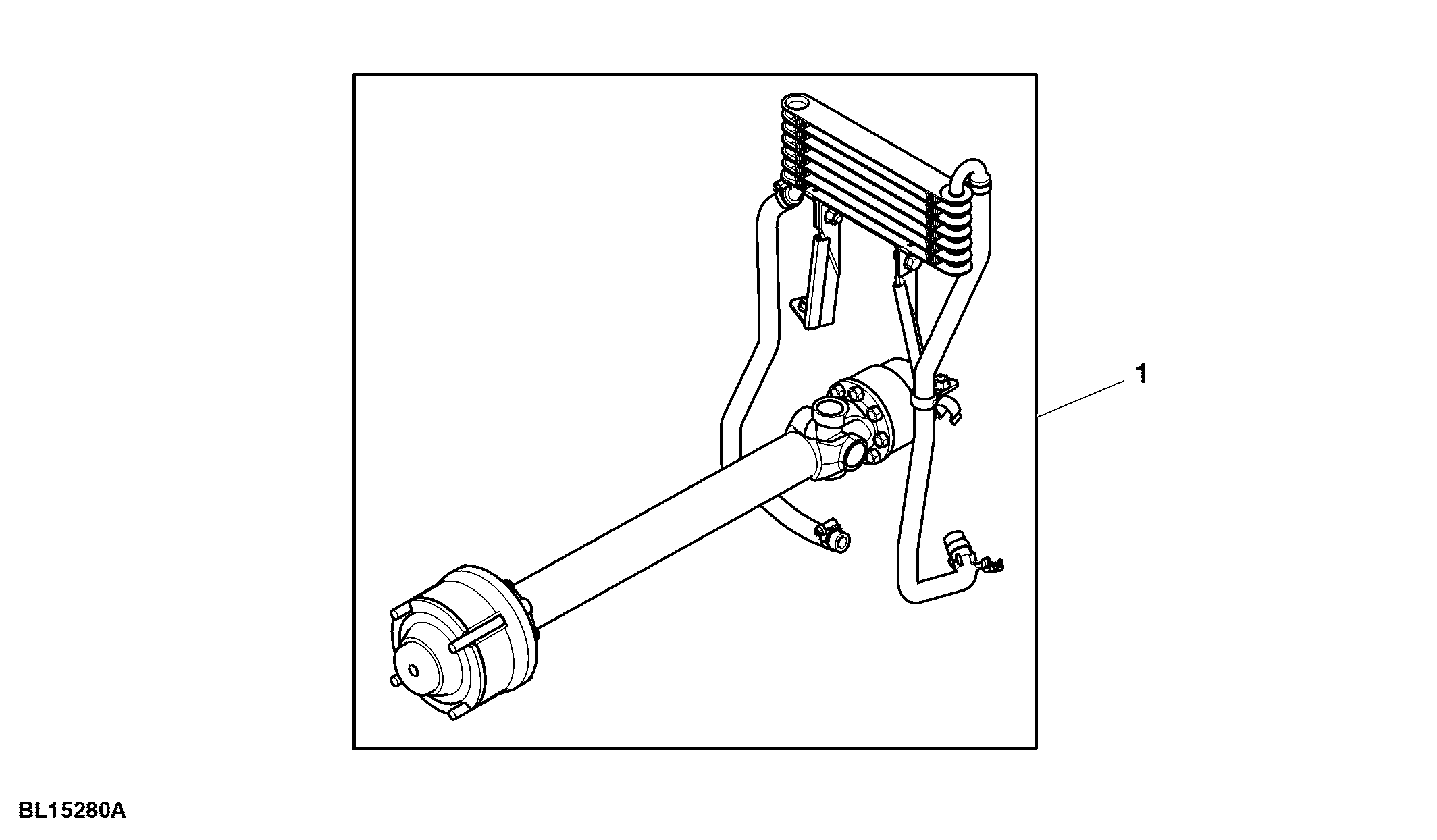 Attachment, Drive Shaft, Front PTO
