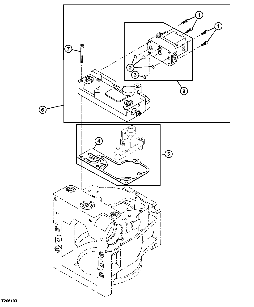 HYDROSTATIC PUMP DISPLACEMENT CONTROL VALVE
