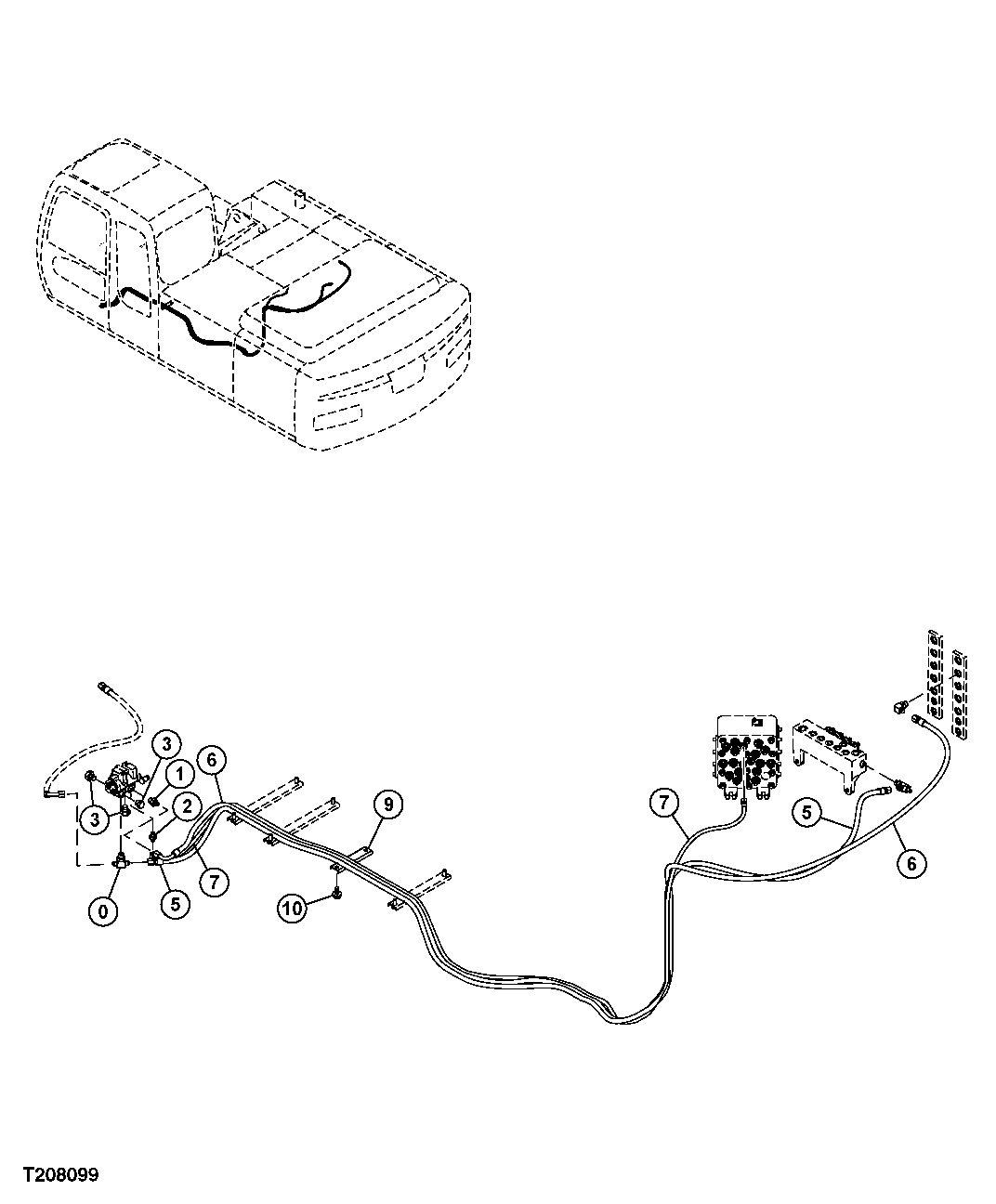 CONTROL VALVE, SIGNAL MANIFOLD TO PILOT RELIEF VALVE