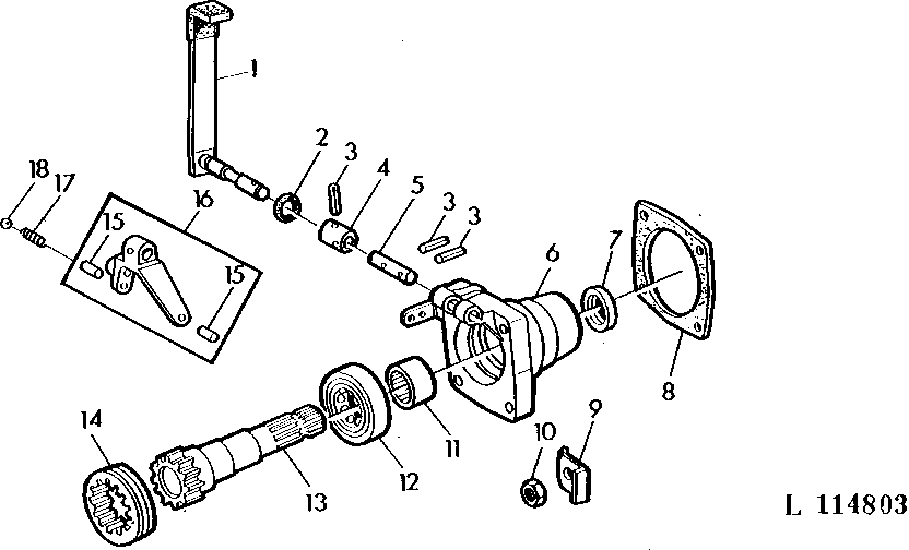 PTO SHIFT/MID 1000 RPM PTO (COLLAR SHIFT TRANS.)
