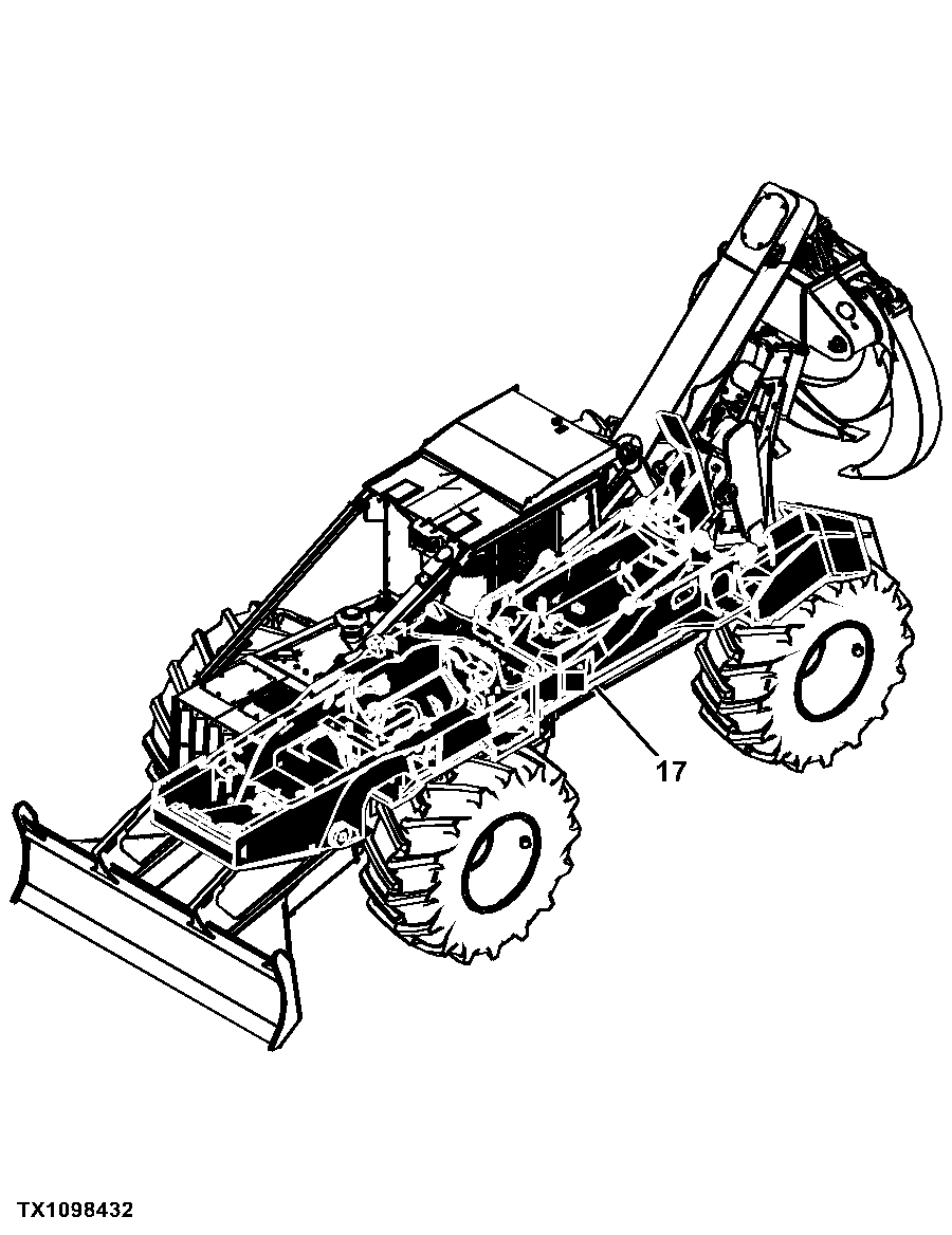 748HTJ Timberjack Cable and Grapple Skidder (PIN: 1DW748HT_ _C630436 - C666892) (PIN: 1DW748HT_ _D630436 - D666892)