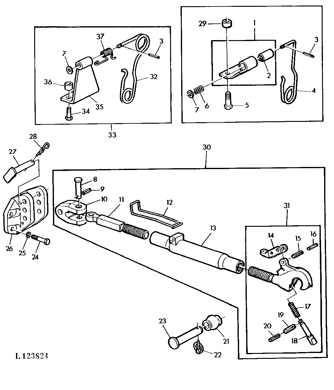 THREE POINT HITCH CENTER (WITH INCREASED LIFTING CAPACITY)