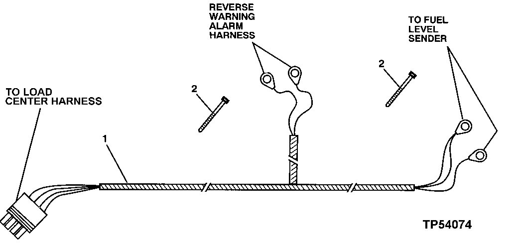 FUEL SENDER WIRING HARNESS
