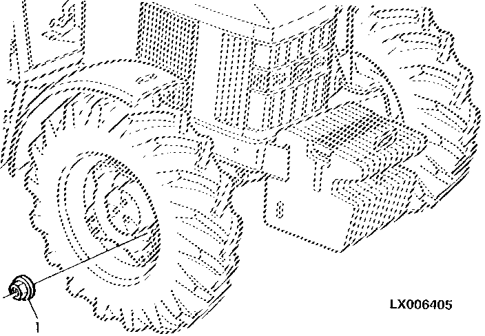 FRONT WHEELS, MOUNTING PARTS