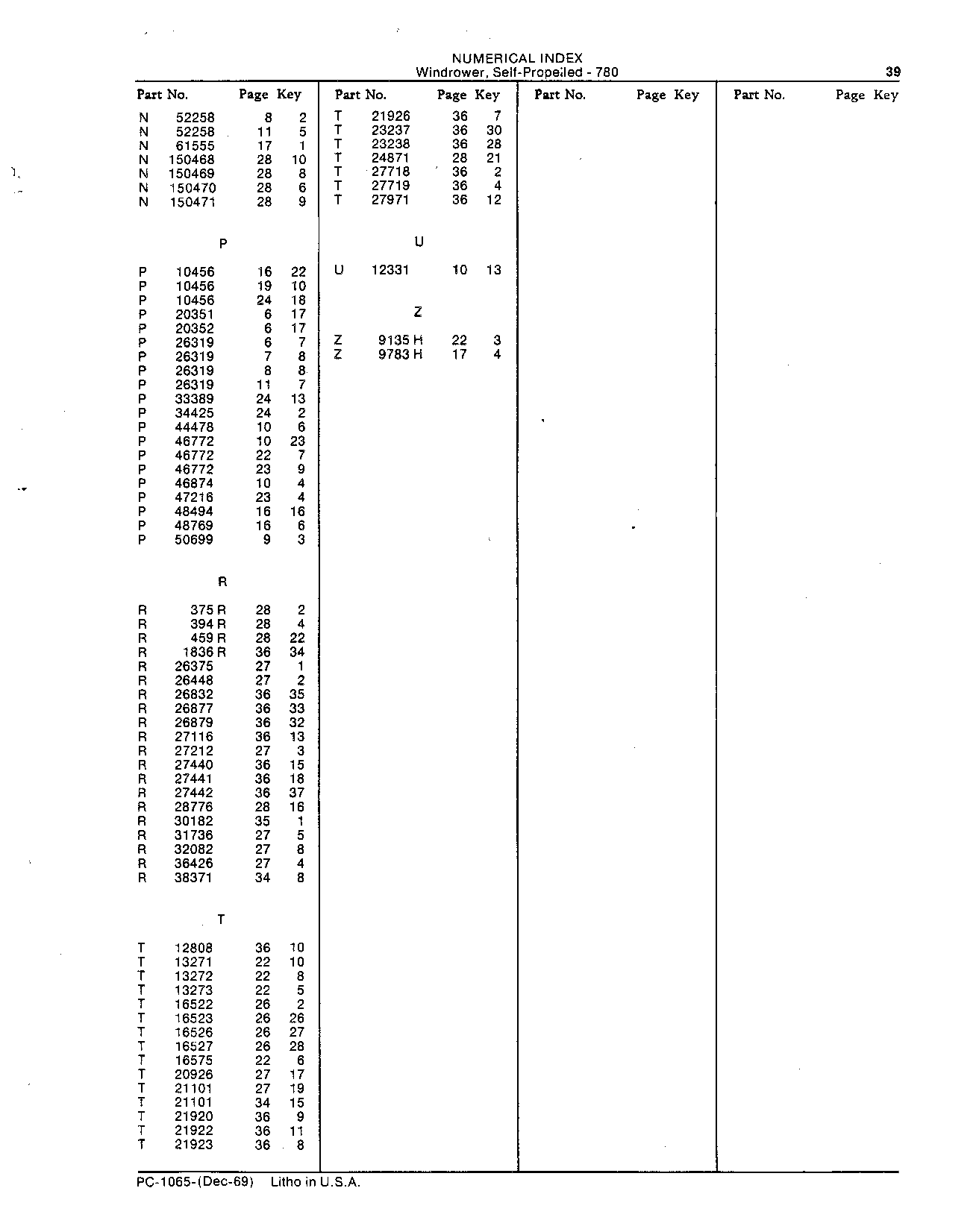 Seat, deluxe (Continued)