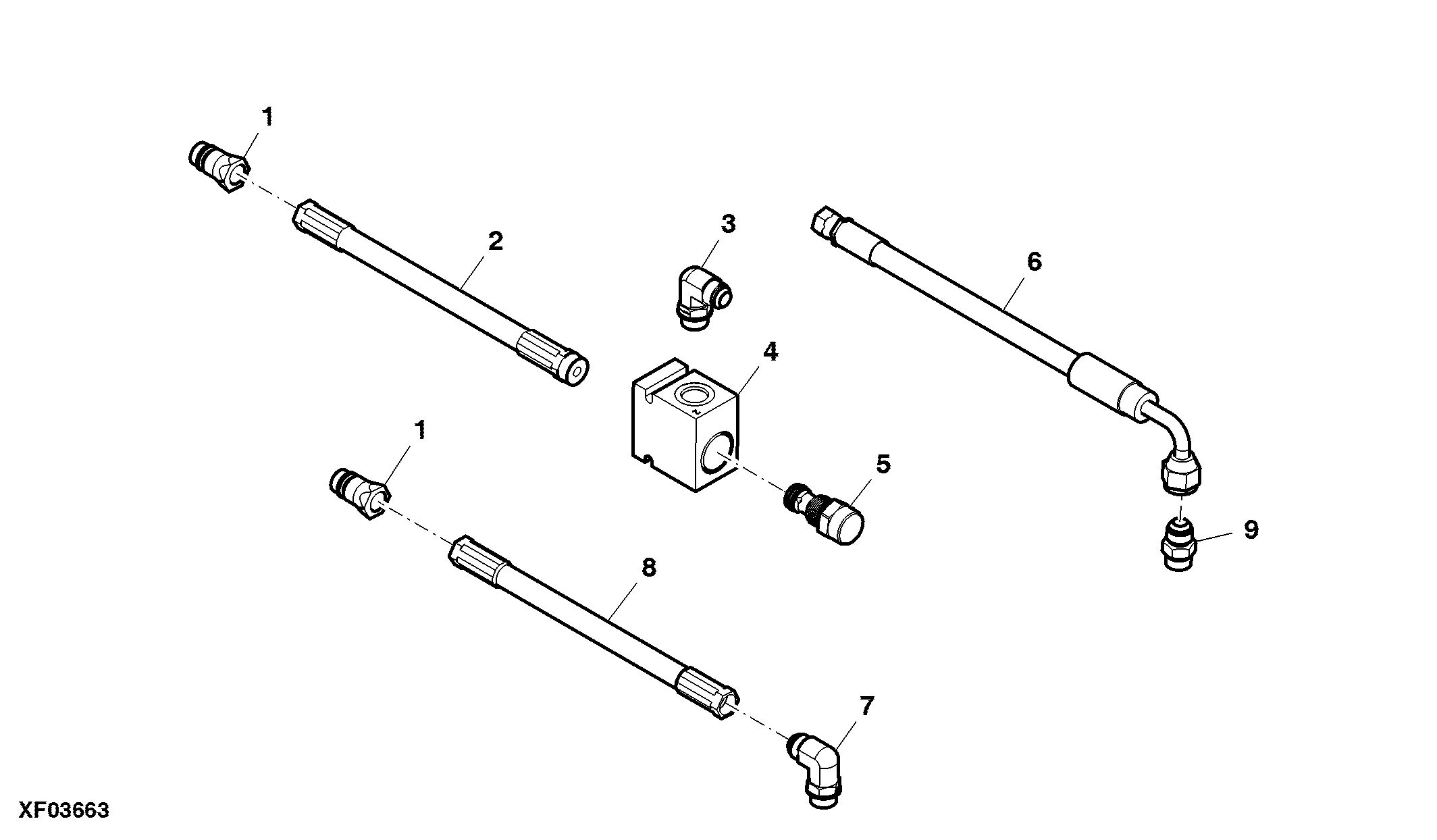 Overspeed Valve and Plumbing, Vertical Fold Hydraulics