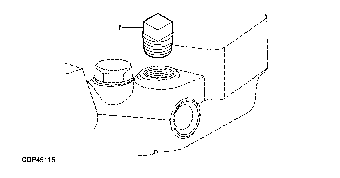 PLUG, WITHOUT WATER TEMPERATURE SENSOR