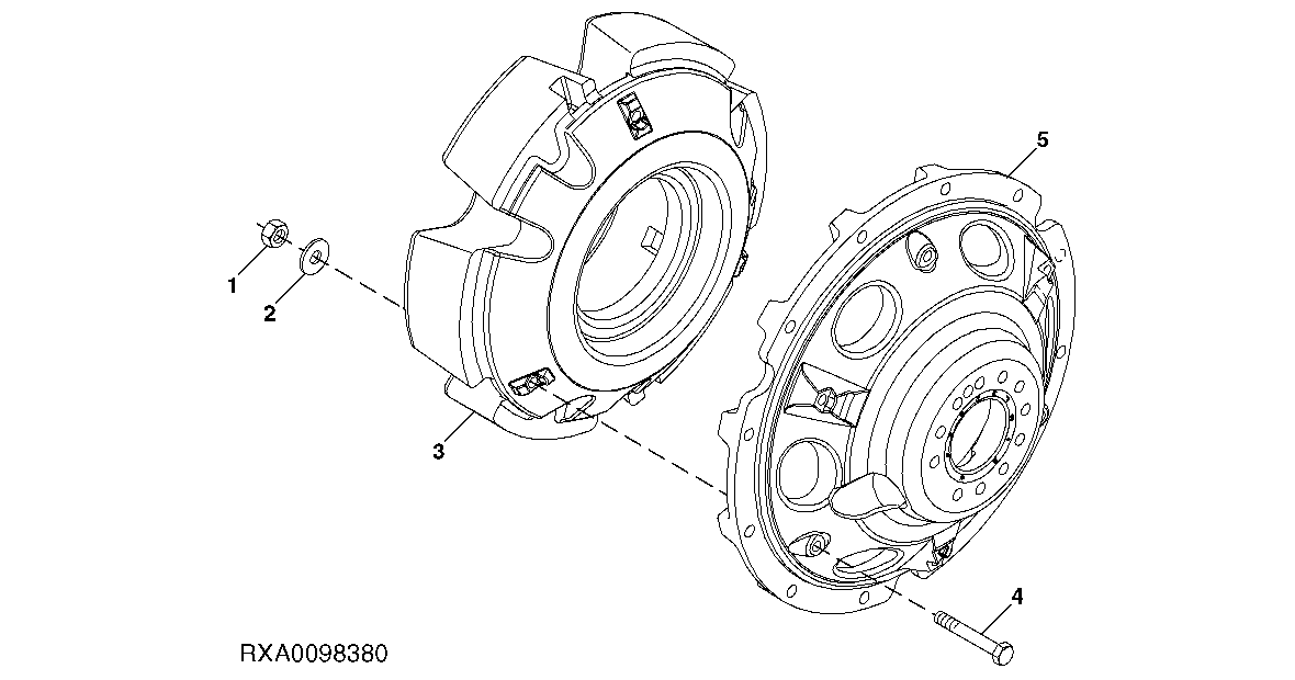 Wheel Weights, Inner, 645 Kg, LH Illustrated