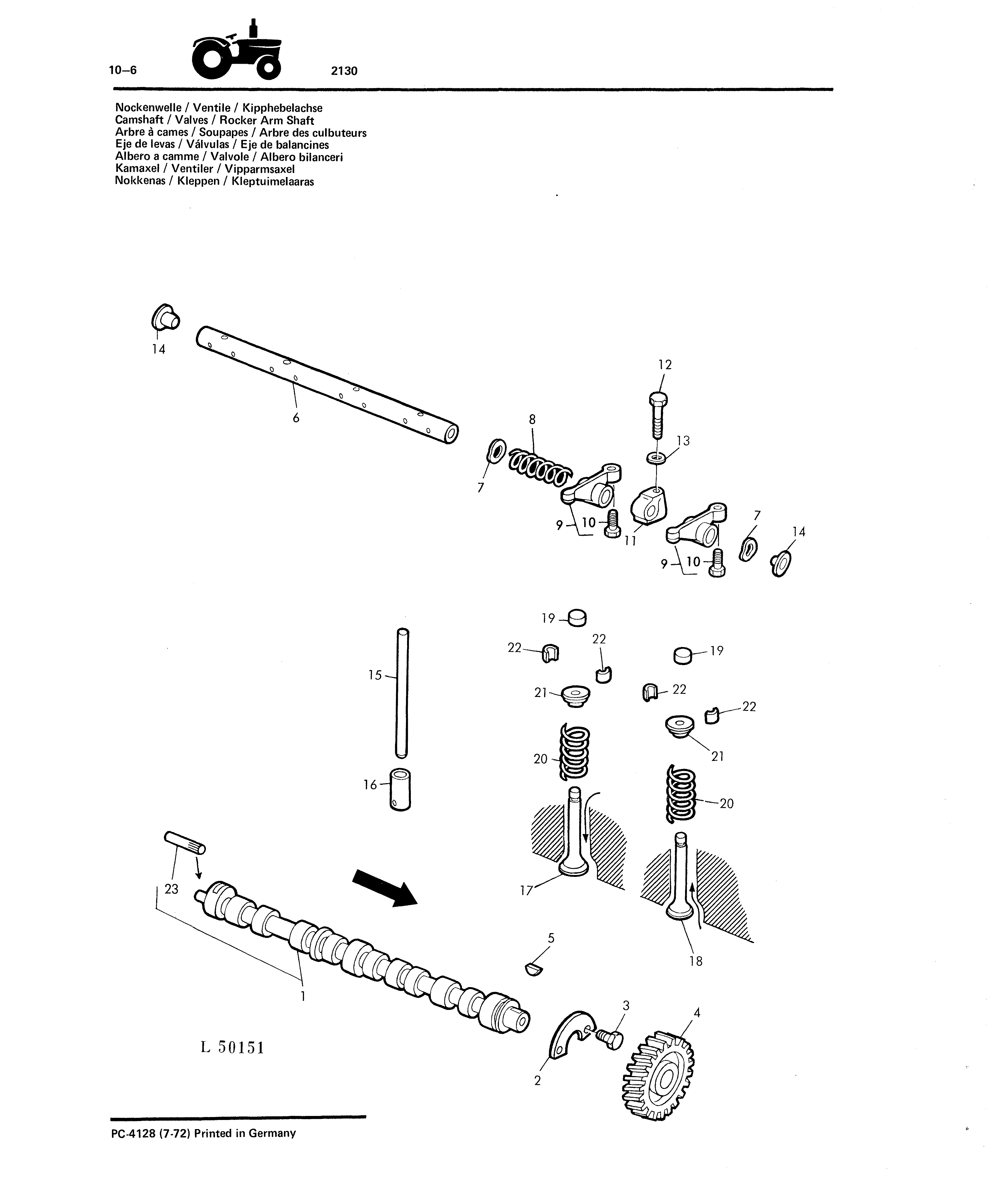 Camshaft / Valves / Rocker Arm Shaft